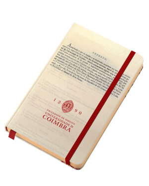Caderno de Notas com inscrição do Decreto da Criação da FDUC- A5